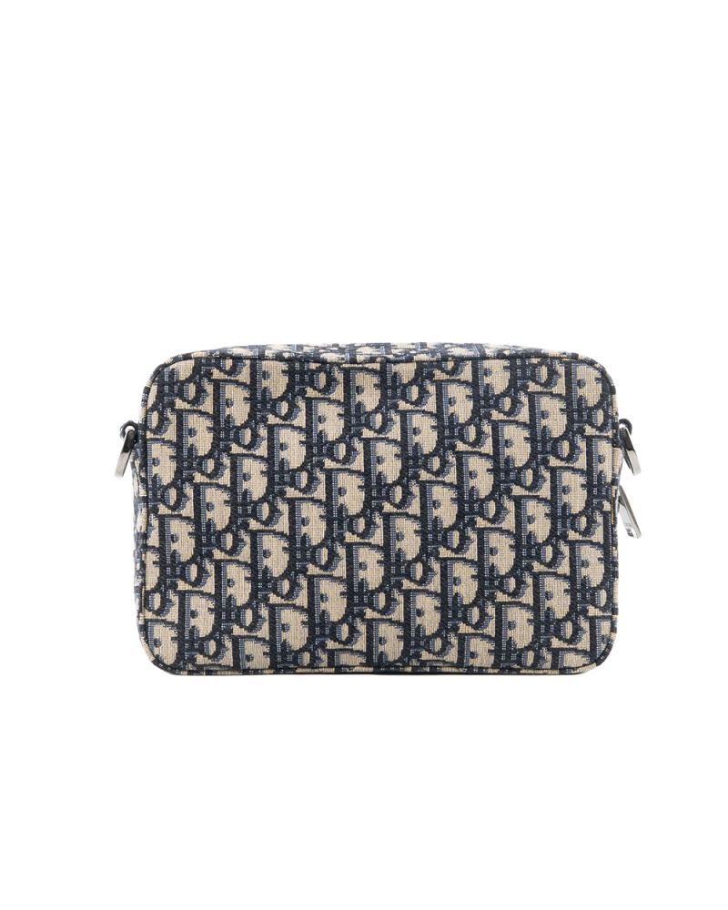 DIOR SAFARI MESSENGER BLUE NAVY OBLIQUE JACQUARD SHW 27 BO 1221 5329