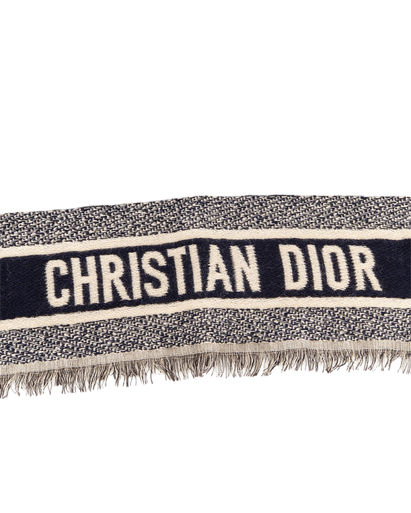 DIOR SCARF 140 140 WHITE OBLIQUE 7959