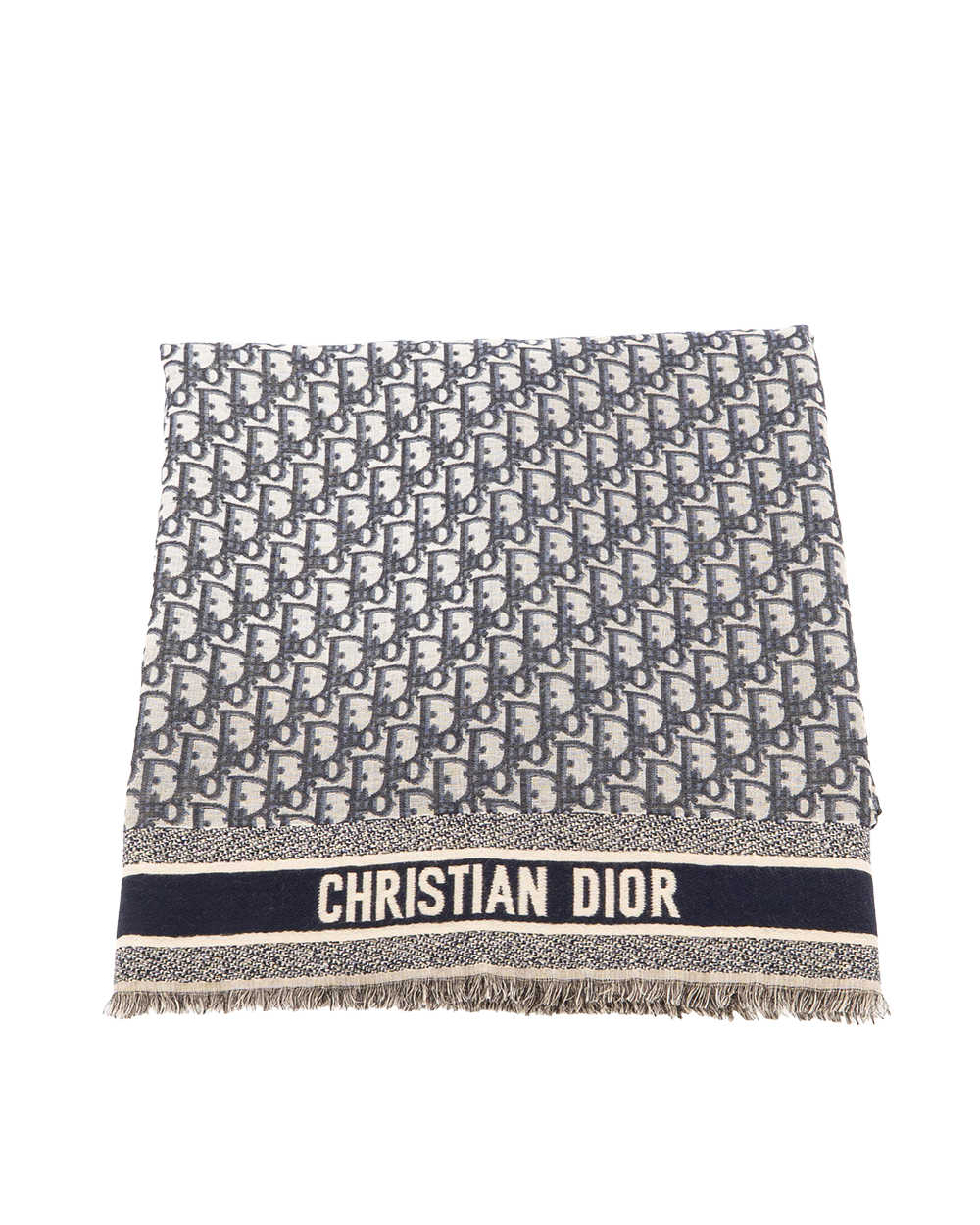DIOR SCARF 140 140 WHITE OBLIQUE 7965