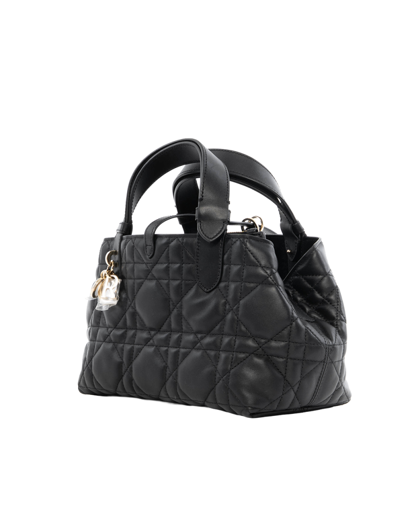 DIOR TOUJOURS BAG SMALL BLACK CALF GHW 7037