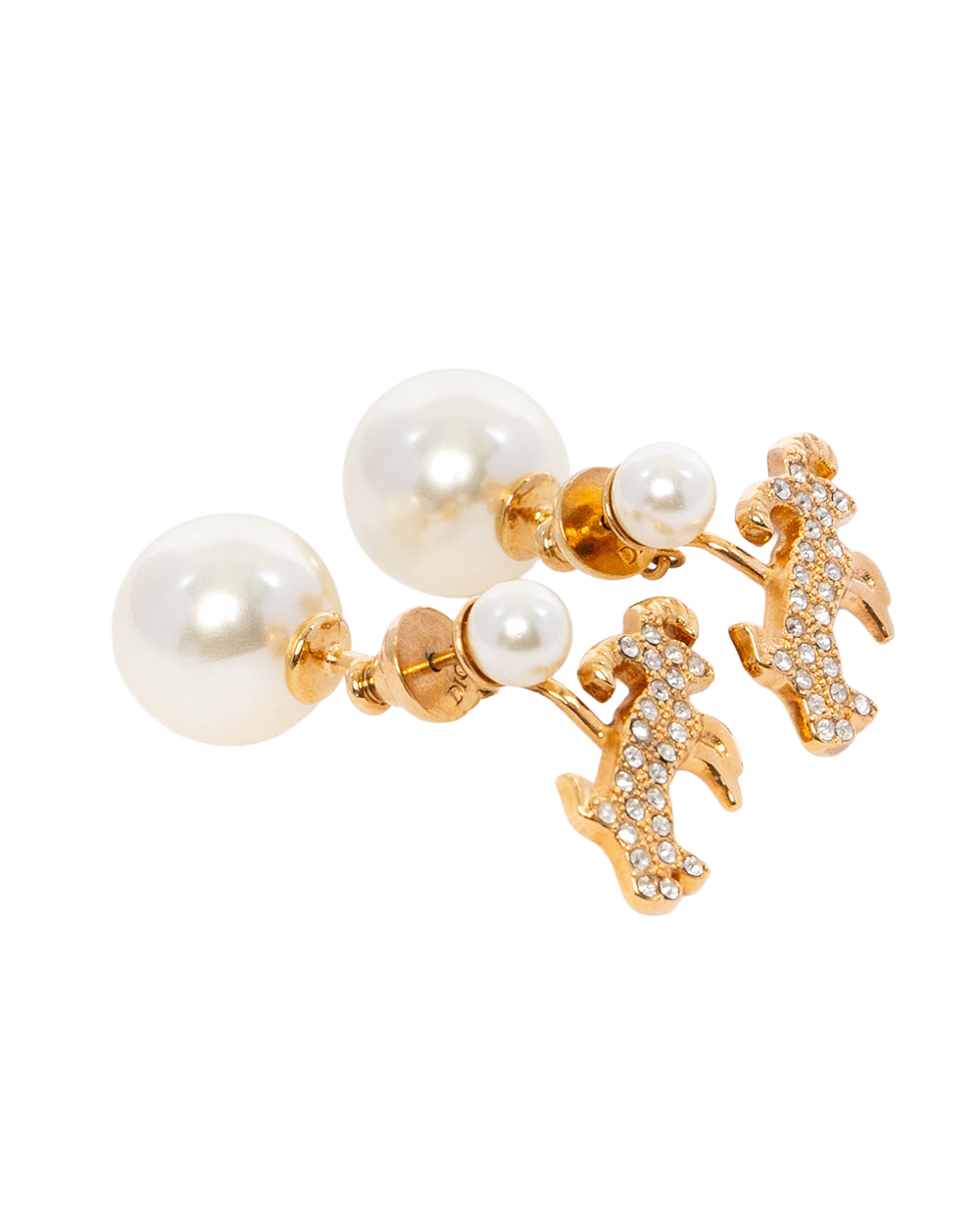 DIOR TRIBAL ZODIAC GOLD PEARL GHW 0267