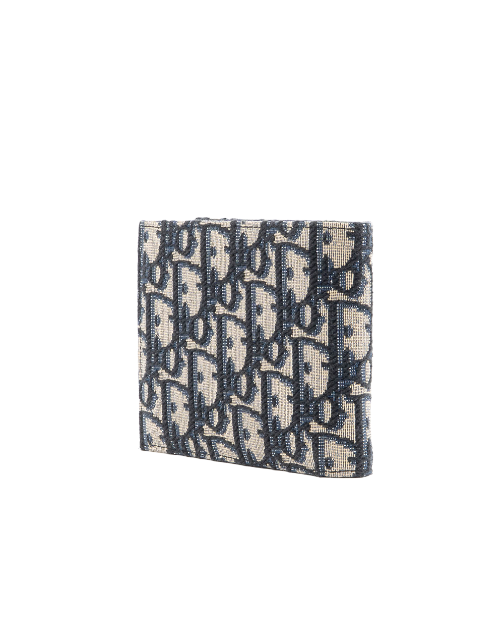 DIOR WALLET 8 CARDS SHORT WHITE OBLIQUE JACQUARD SHW 10BO 1204 7250