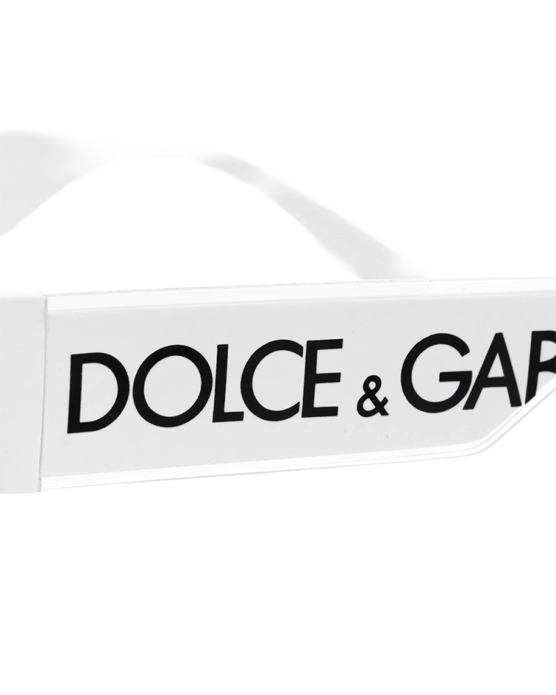 DOLCE&GABBANA DG6184 SUNGLASS WHITE BLACK 3312 87 52 18 145 3N A 0559