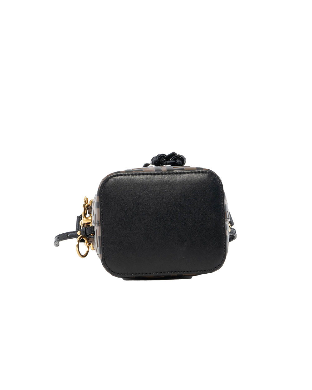 FENDI MON TRESOR BUCKET MINI BROWN BLACK CALF GHW