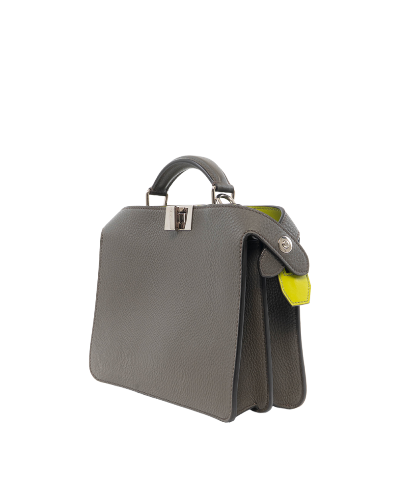 FENDI PEEKABOO MEDIUM GRAY CALF SHW 8793