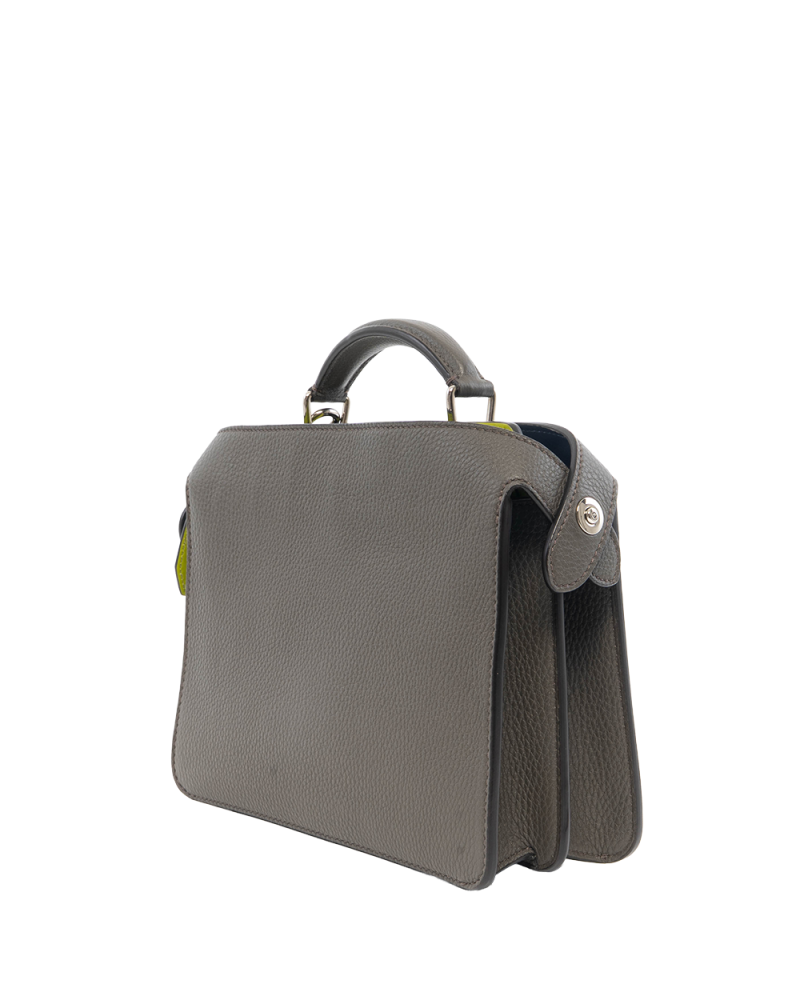 FENDI PEEKABOO MEDIUM GRAY CALF SHW 8794