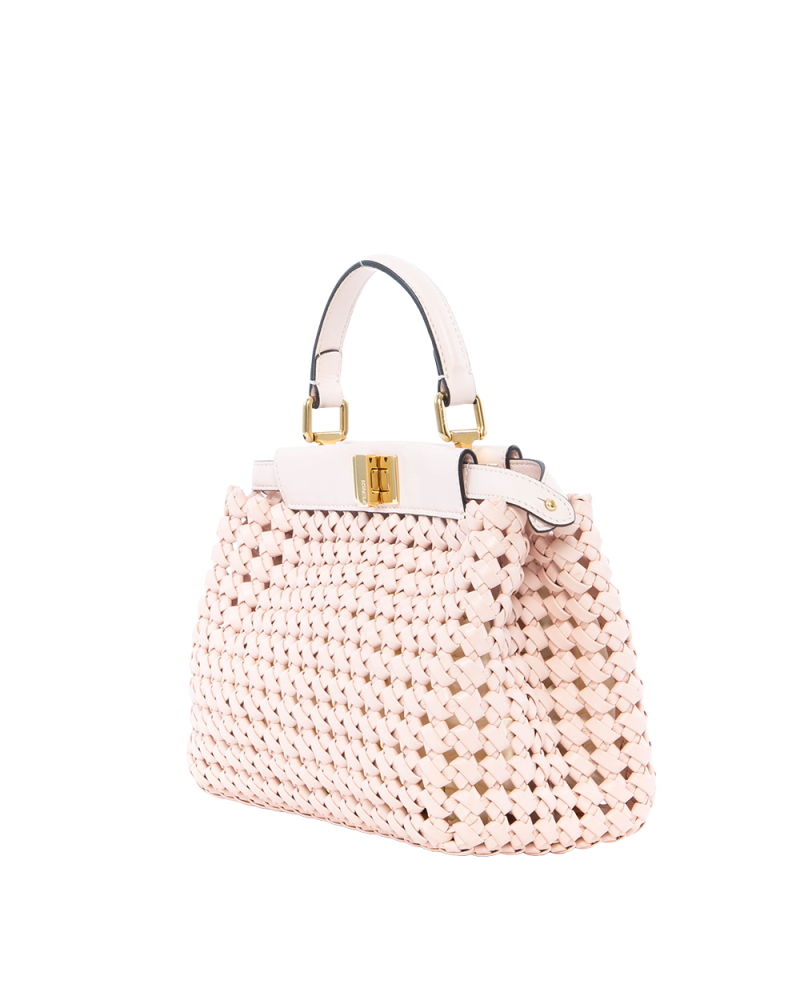 FENDI PEEKABOO MINI PINK LAMB GHW 6093
