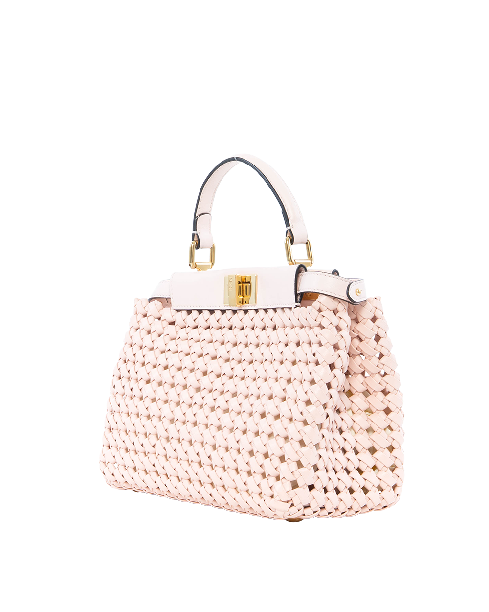 FENDI PEEKABOO MINI PINK LAMB GHW 6094