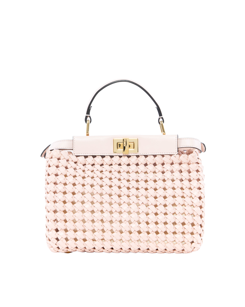 FENDI PEEKABOO MINI PINK LAMB GHW 6095