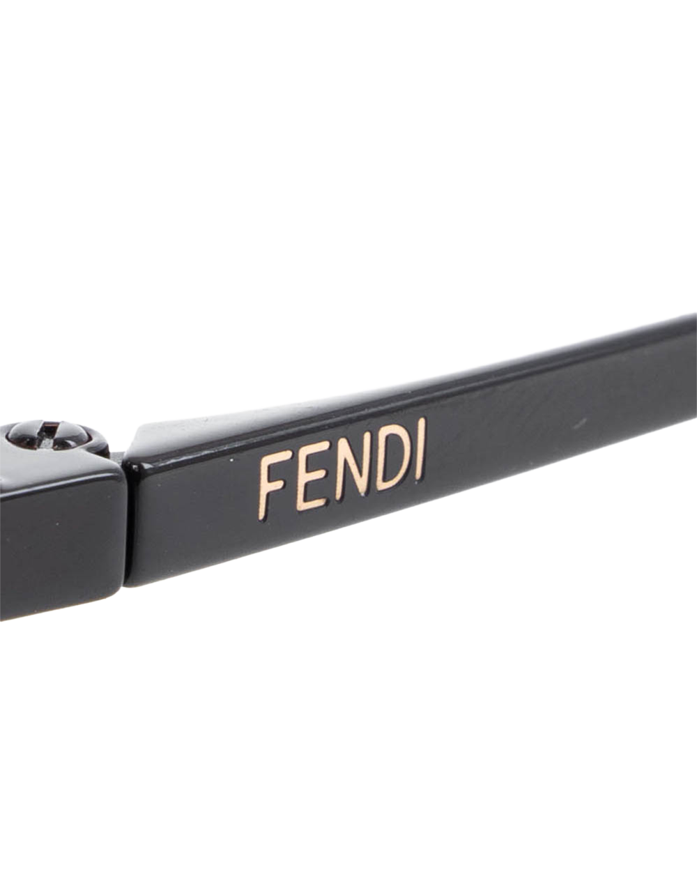 FENDI ROUND FRAME SUNGLASSES BROWN GHW 09QEB 2207