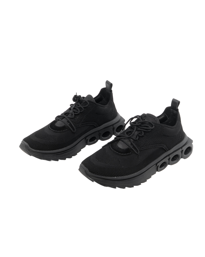 FERRAGAMO RUNNING SNEAKER 11 BLACK 0491
