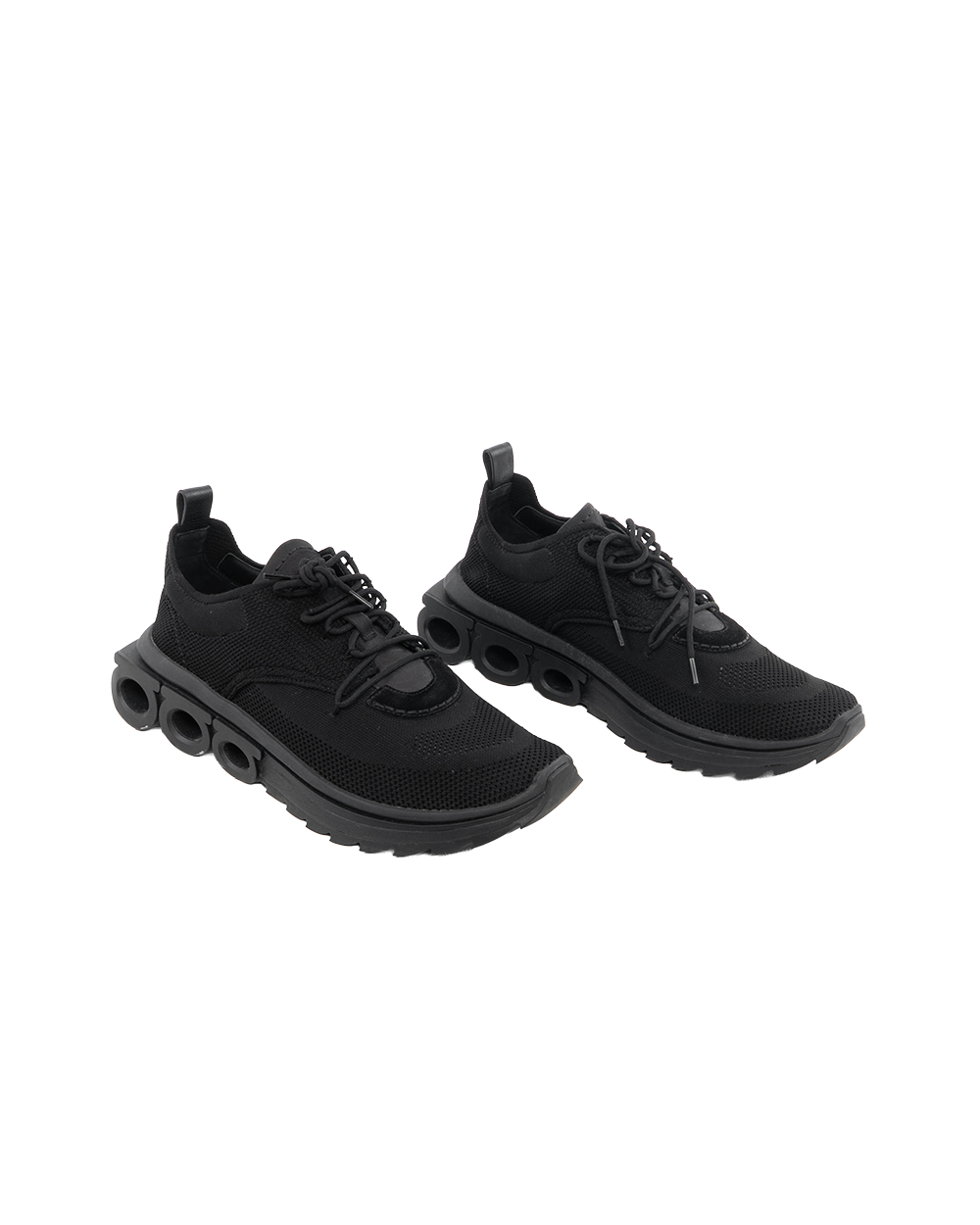 FERRAGAMO RUNNING SNEAKER 11 BLACK 0492