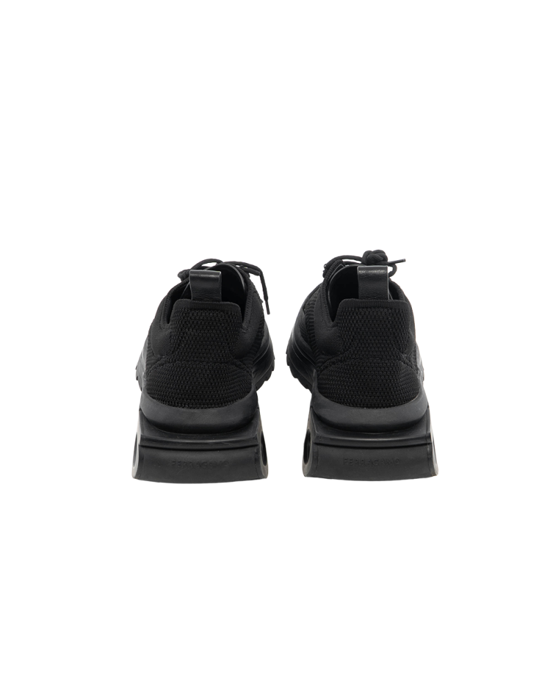FERRAGAMO RUNNING SNEAKER 11 BLACK 0493