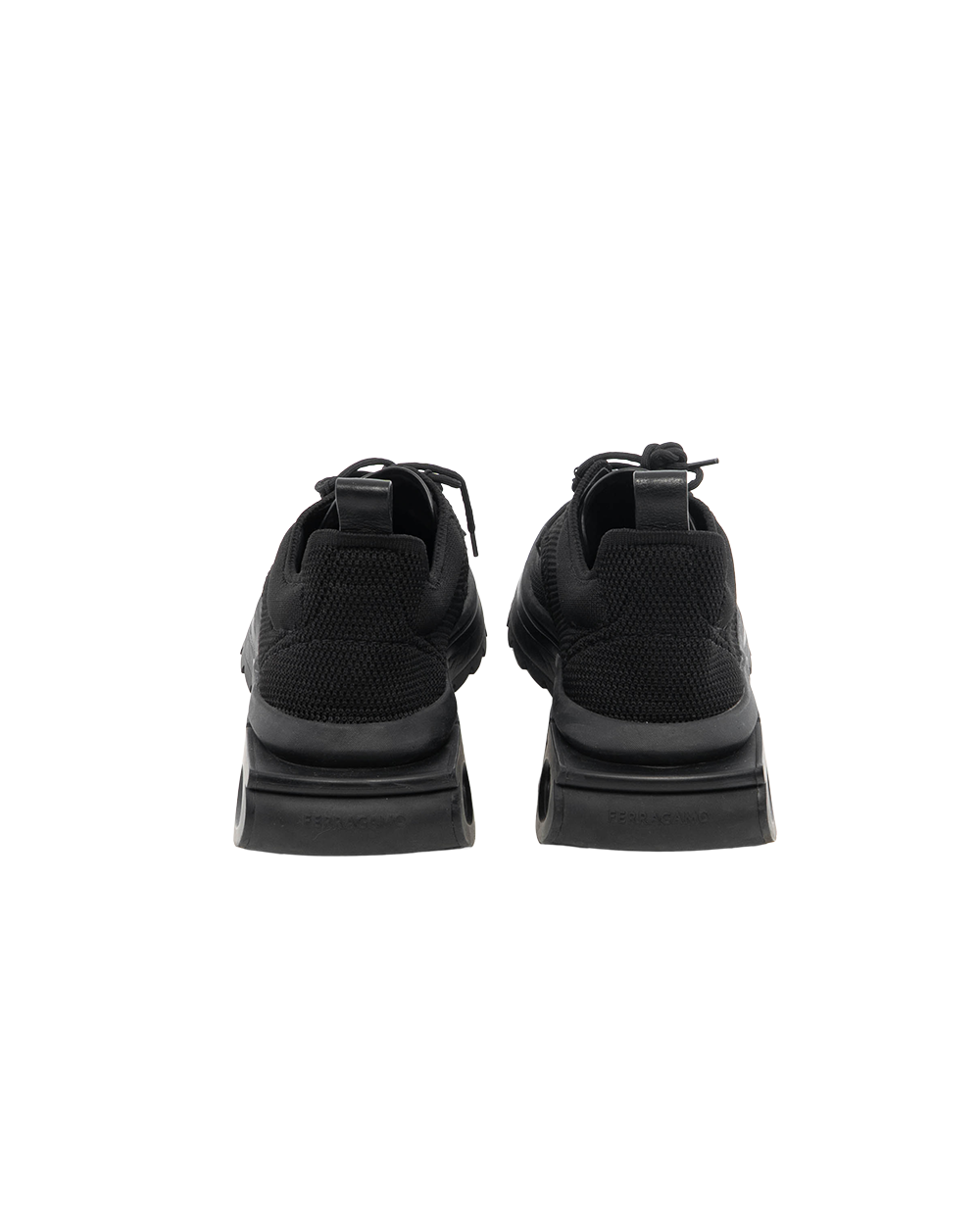 FERRAGAMO RUNNING SNEAKER 11 BLACK 0493