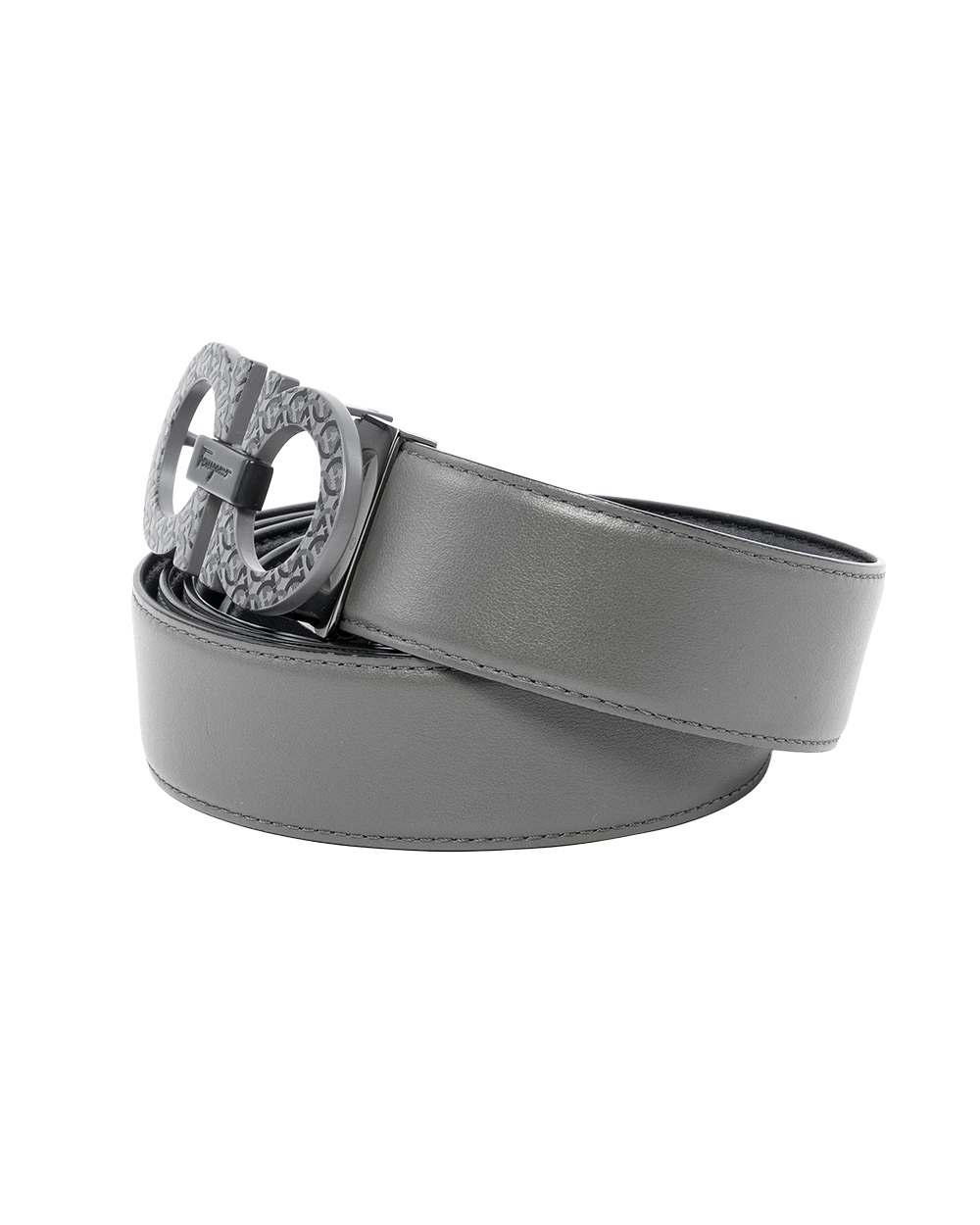 FERRAGAMO SALVATORE 120 BLACK GRAY CALF SHW 0031