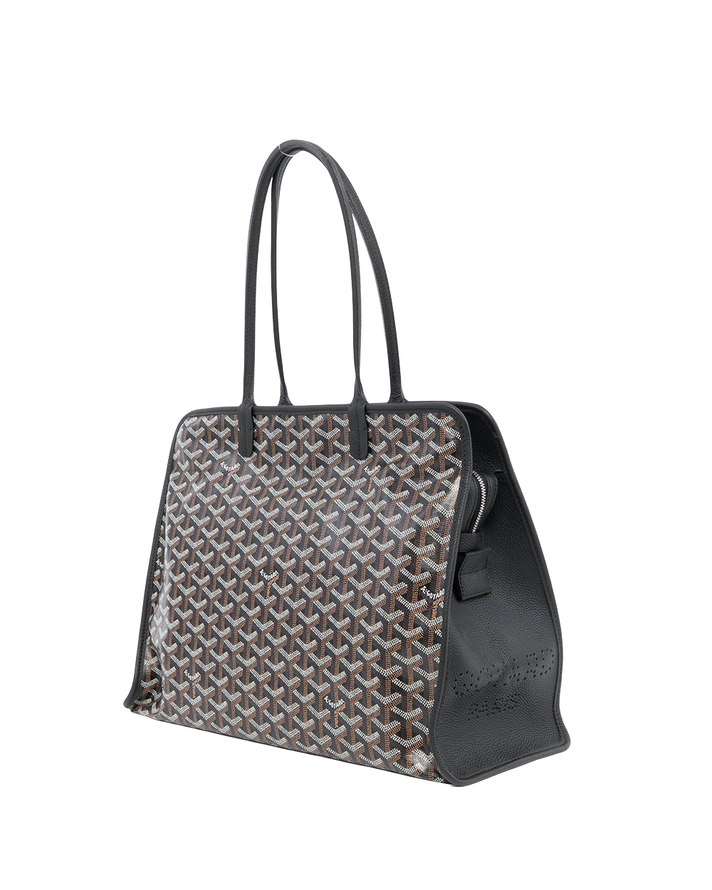 GOYARD HARDY PM BLACK CANVAS SHW LME020232 2520