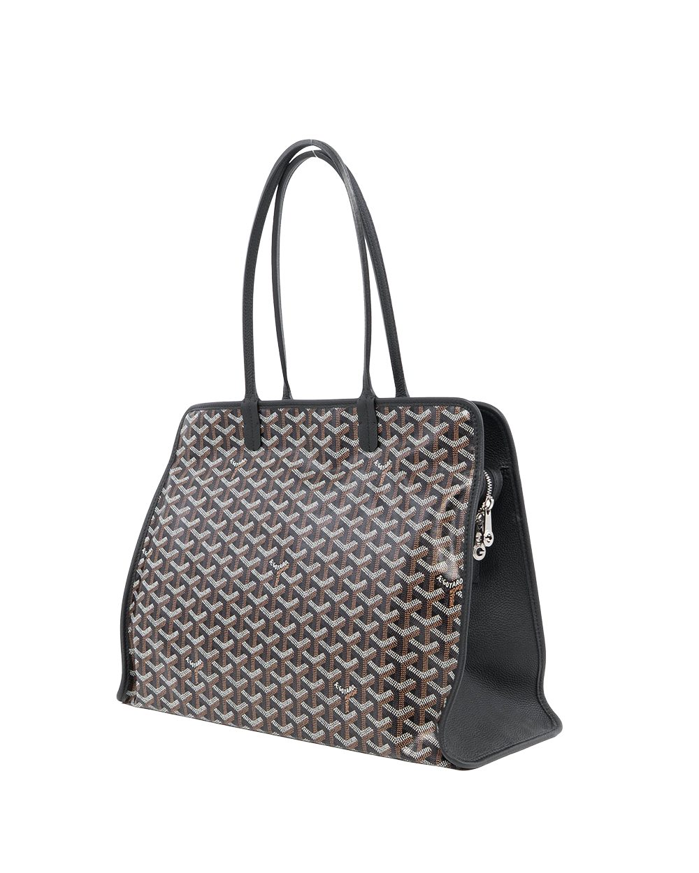 GOYARD HARDY PM BLACK CANVAS SHW LME020232 2521