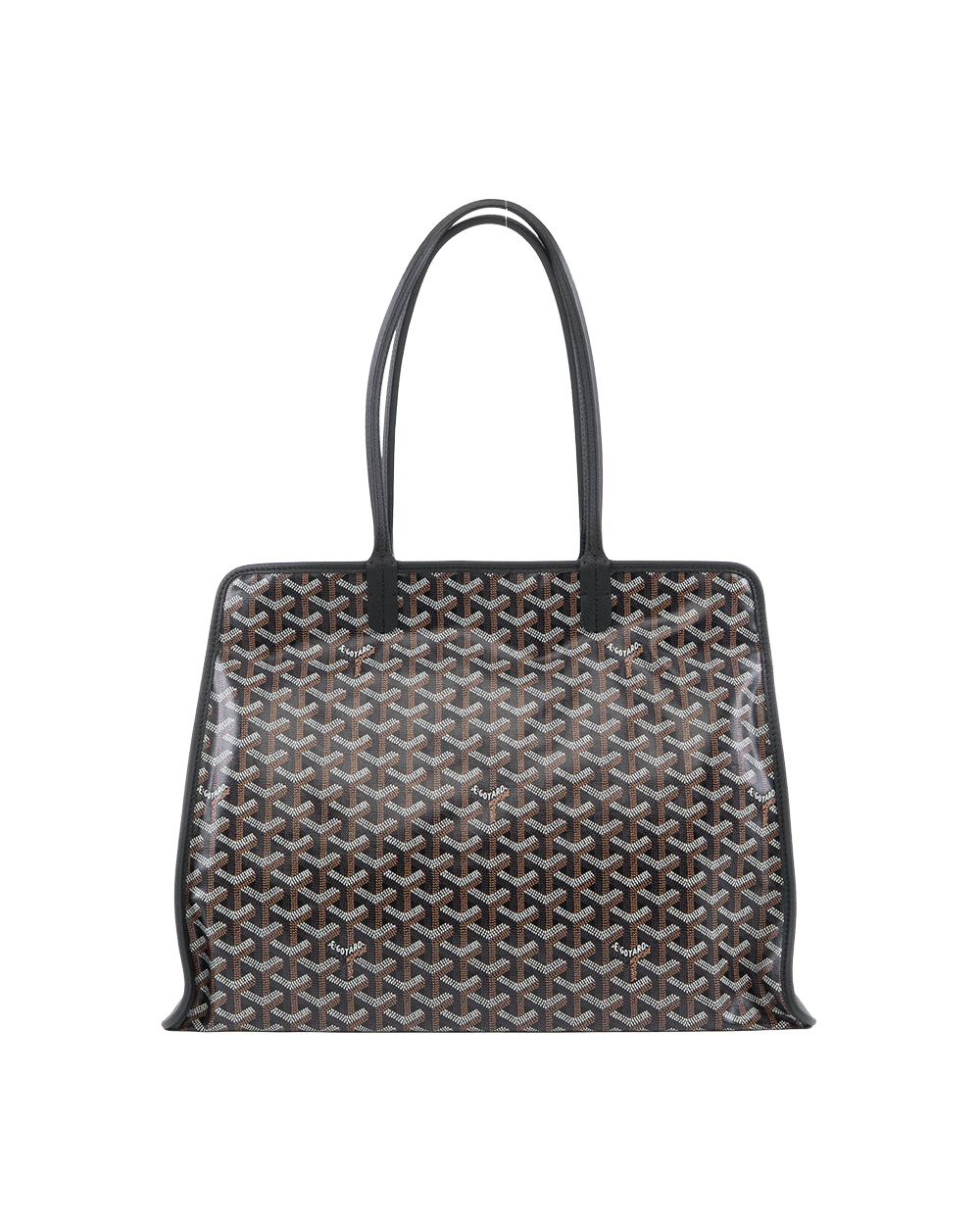 GOYARD HARDY PM BLACK CANVAS SHW LME020232 2522