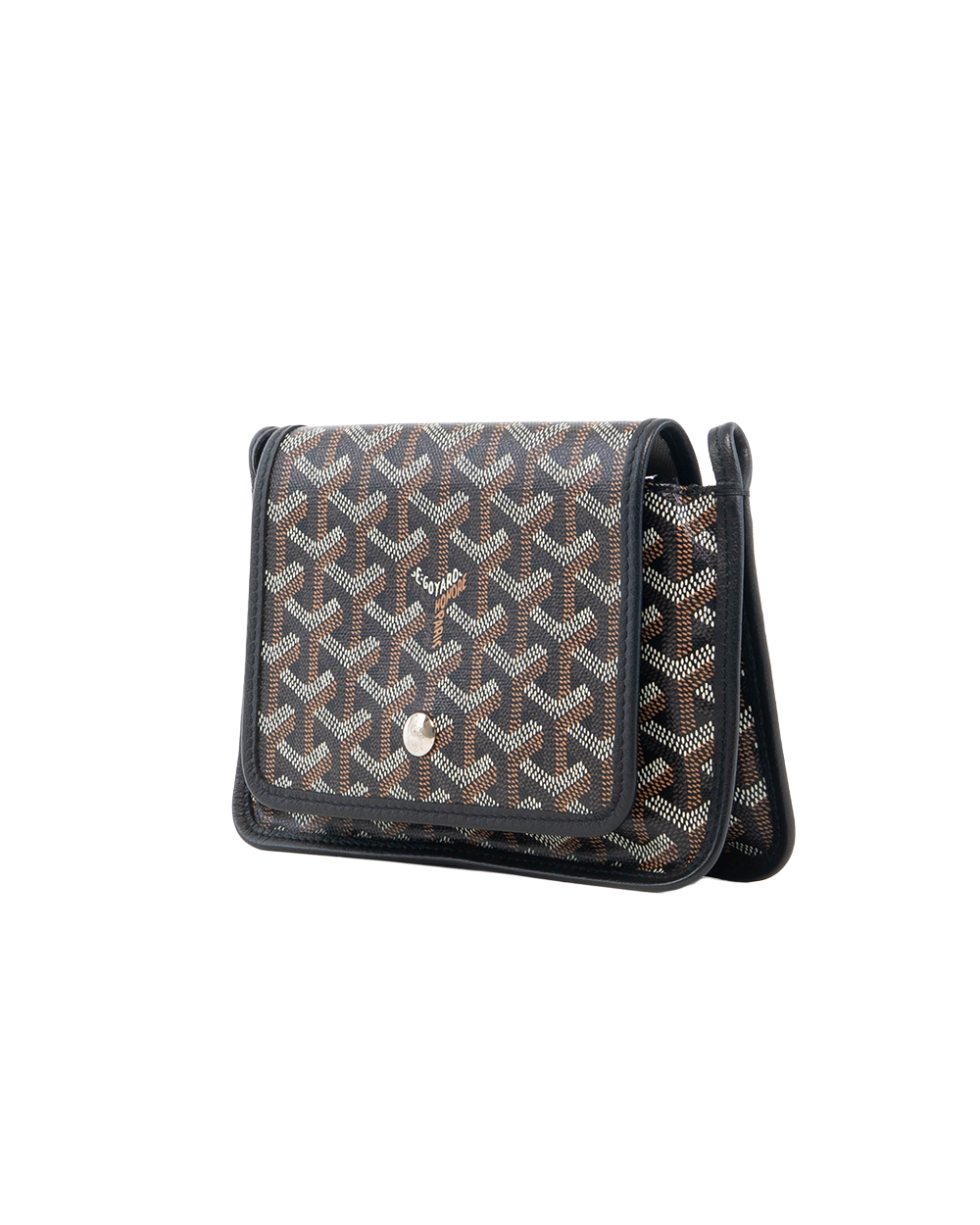 GOYARD PLUMET POCKET BLACK CANVAS SHW ADM 020221 5496