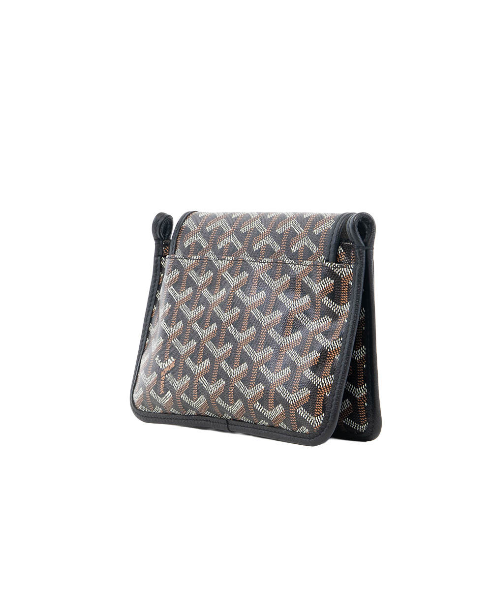 GOYARD PLUMET POCKET BLACK CANVAS SHW ADM 020221 5497