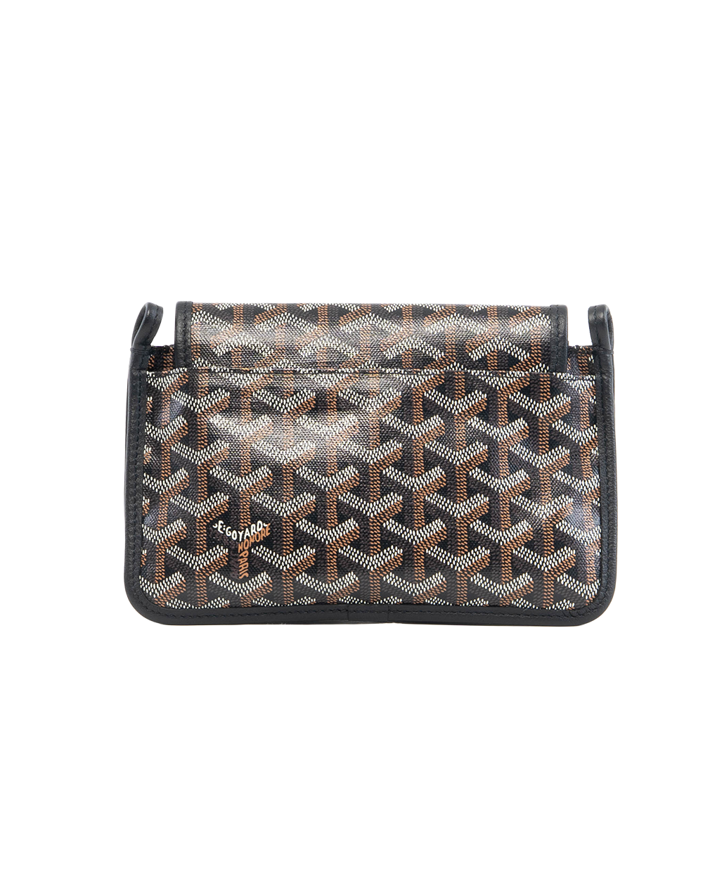 GOYARD PLUMET POCKET BLACK CANVAS SHW ADM 020221 5498