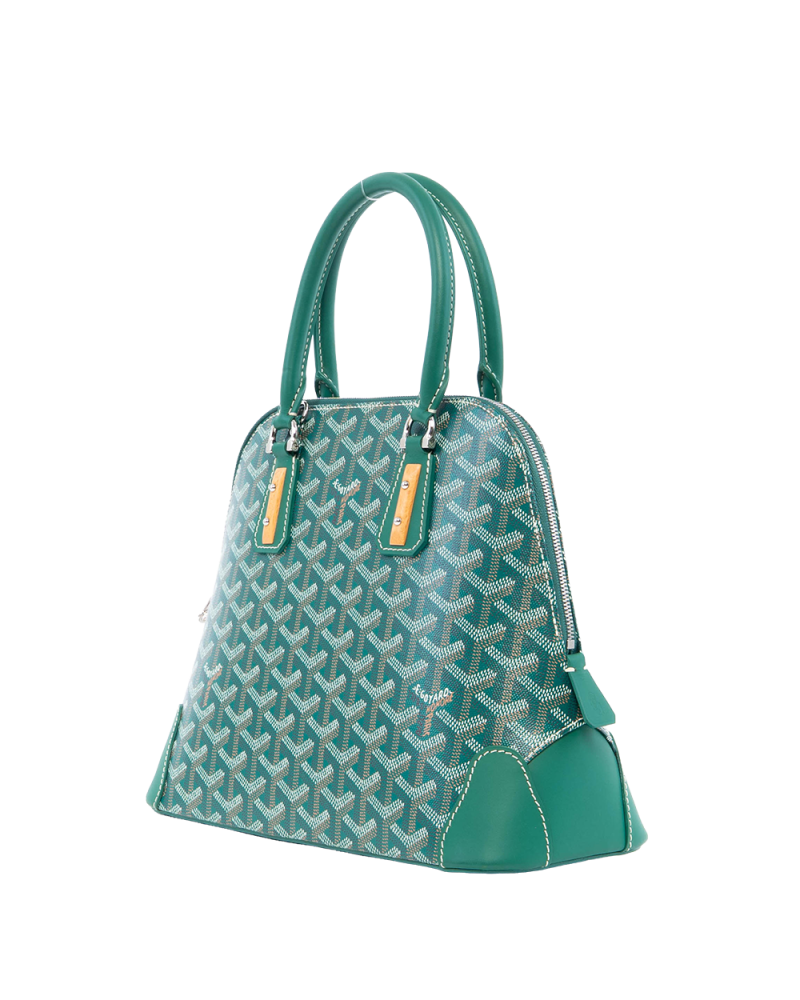 GOYARD VENDOME MM GREEN CANVAS SHW MAE120222 0728