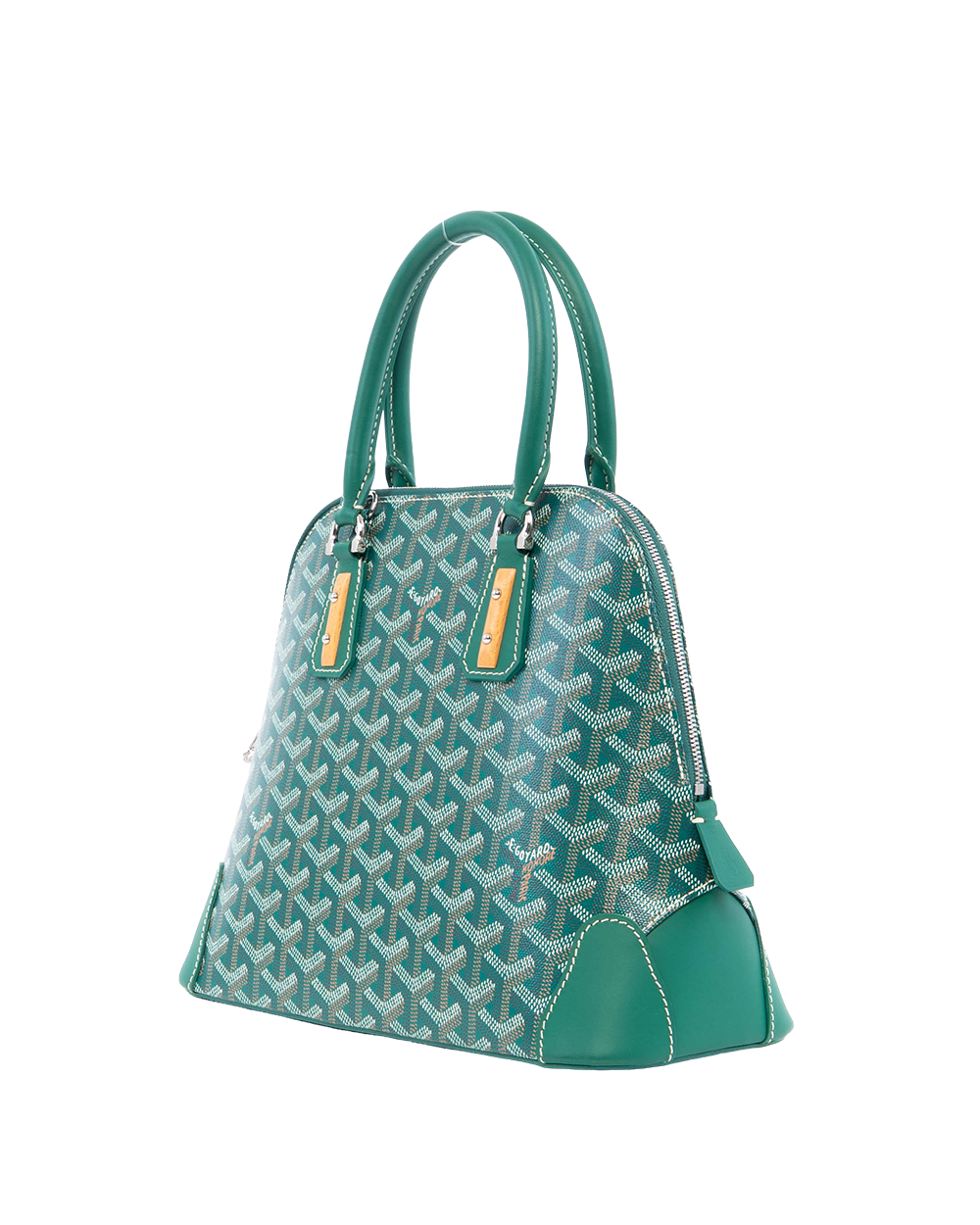 GOYARD VENDOME MM GREEN CANVAS SHW MAE120222 0728
