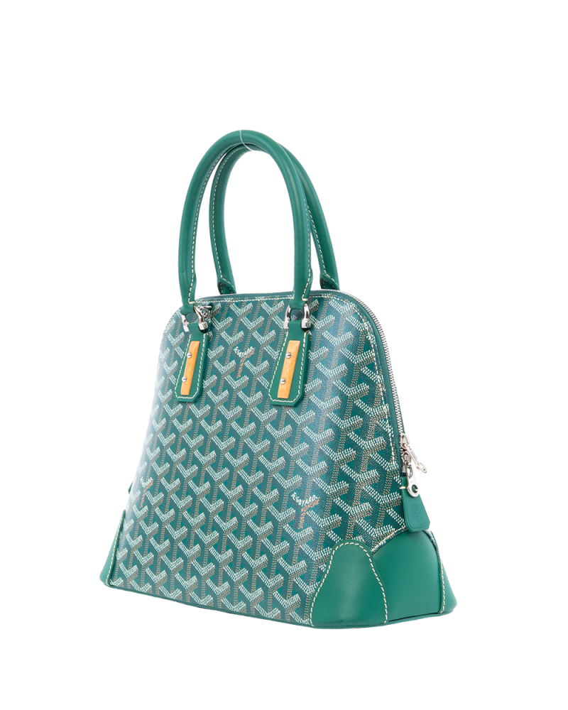 GOYARD VENDOME MM GREEN CANVAS SHW MAE120222 0729