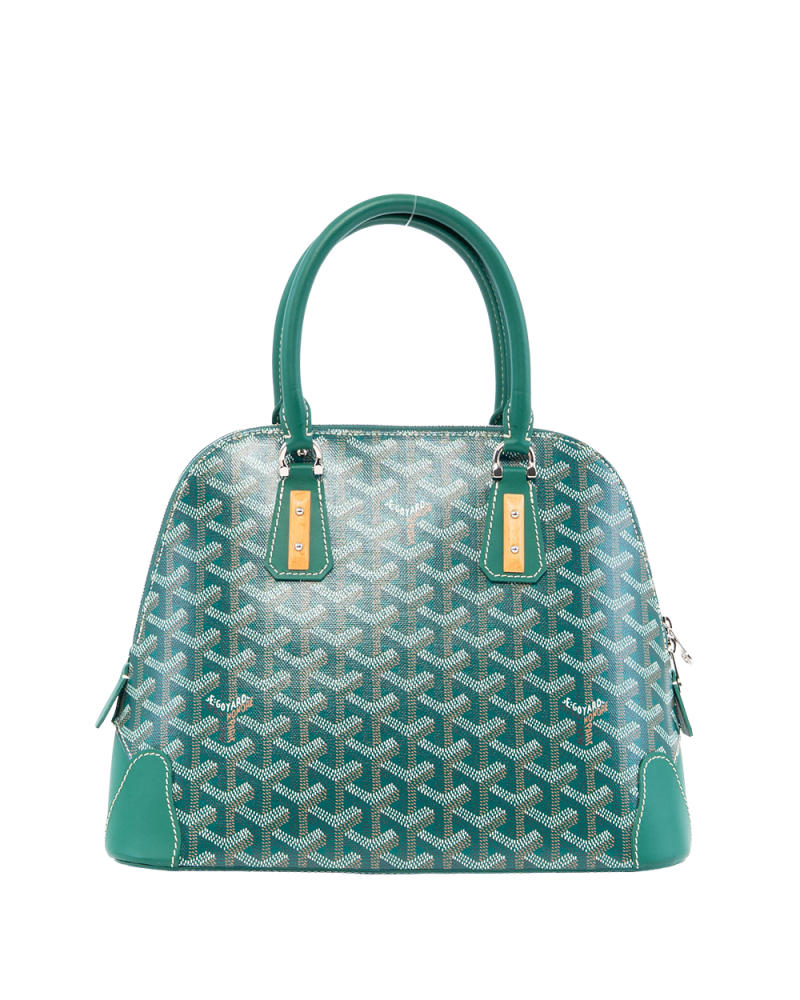 GOYARD VENDOME MM GREEN CANVAS SHW MAE120222 0730