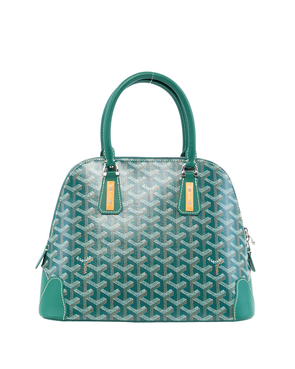 GOYARD VENDOME MM GREEN CANVAS SHW MAE120222 0730