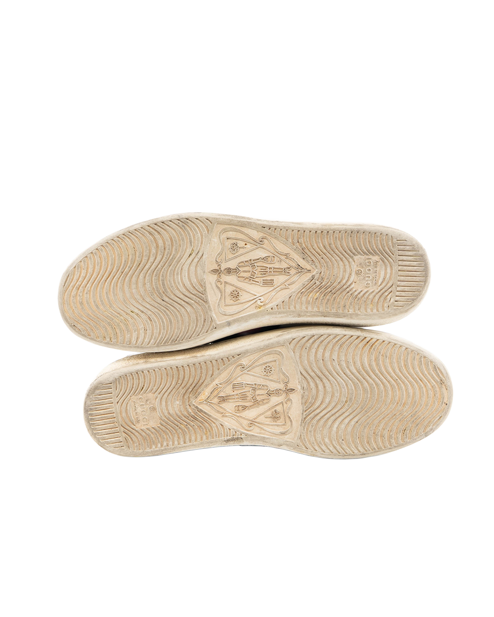 GUCCI ACE STAR SNEAKER 37 WHITE RDE GREEN CALF 454562 5515