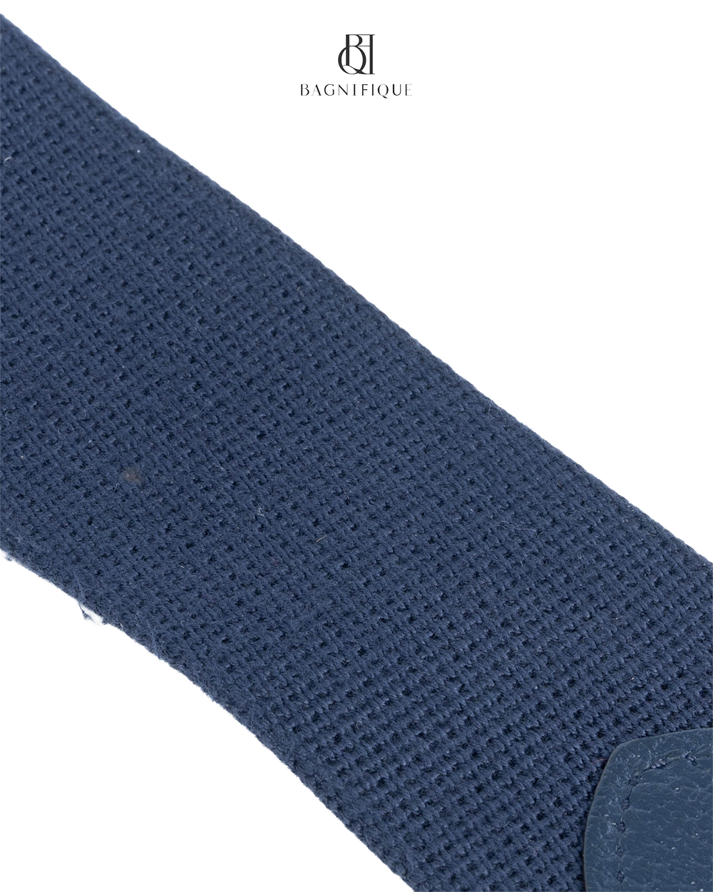 GUCCI BAG STRAP BLUE NAVY NYLON GHW 0540