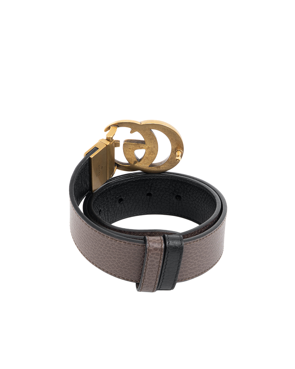 GUCCI BELT 4 CM 70 BROWN CALF GHW 474350 CAO2T 5431
