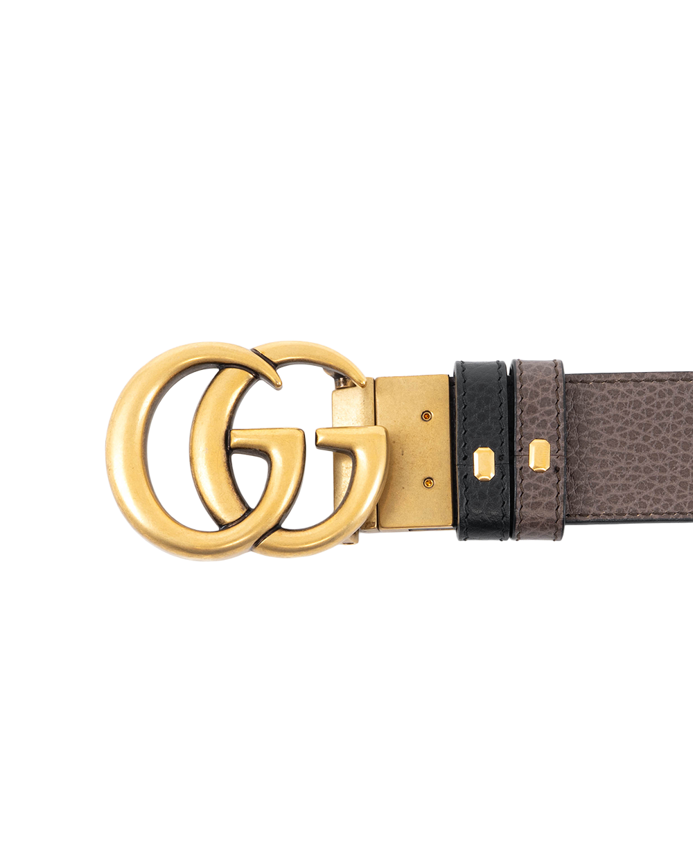 GUCCI BELT 4 CM 70 BROWN CALF GHW 474350 CAO2T 5433