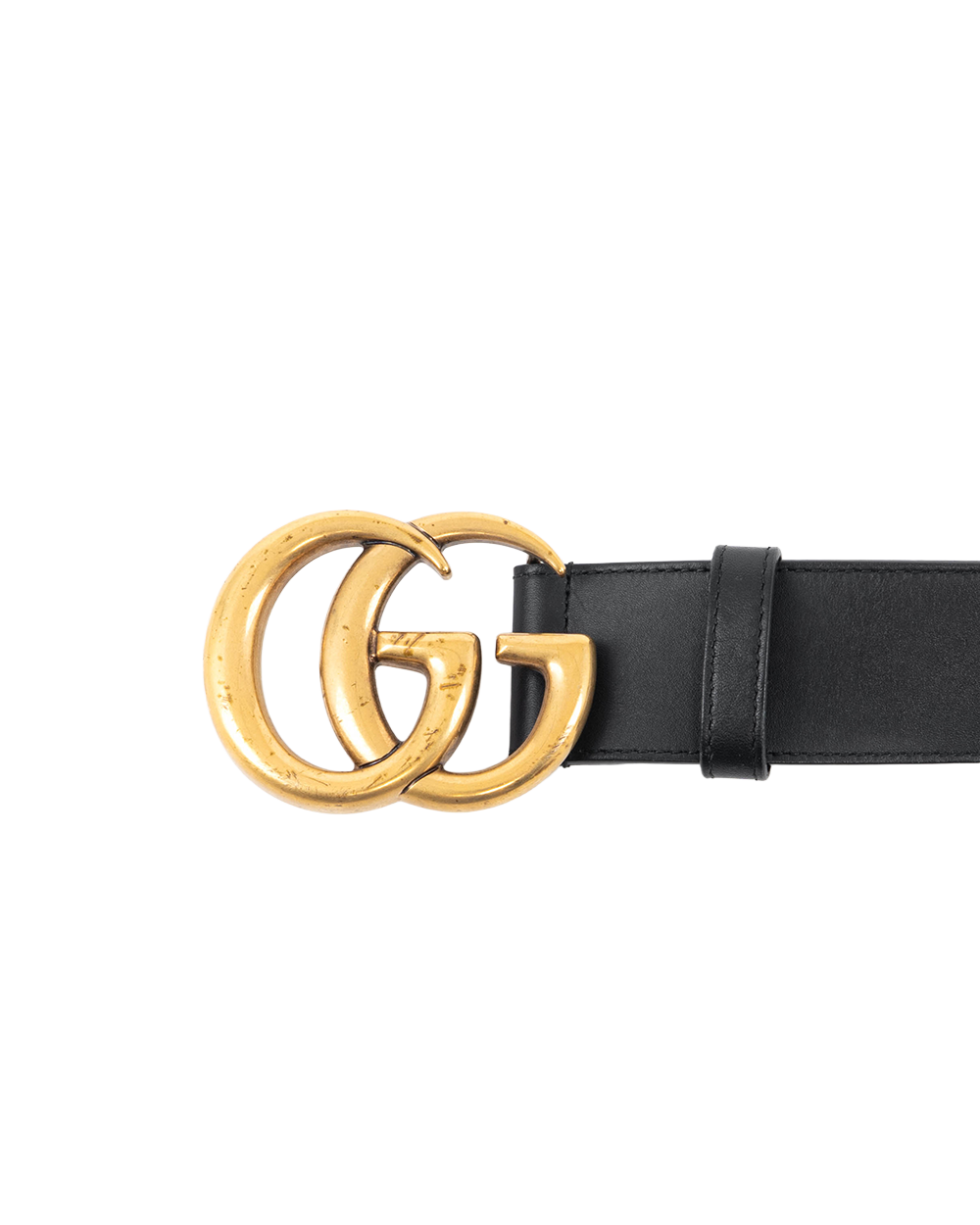 GUCCI BELT 4 CM 75 BLACK CALF GHW 400593 AP00T 5424
