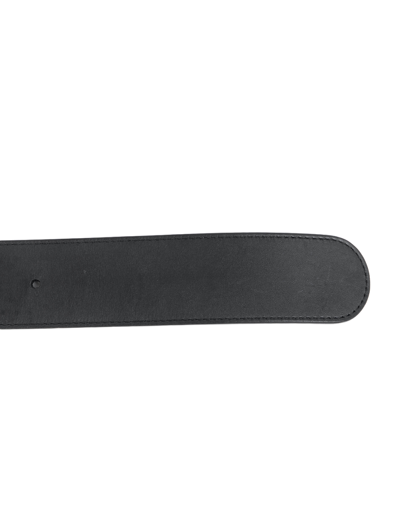 GUCCI BELT 4 CM 75 BLACK CALF GHW 400593 AP00T 5425