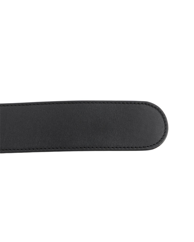 GUCCI BELT 4 CM 95 BLACK CALF GHW 601254 8204