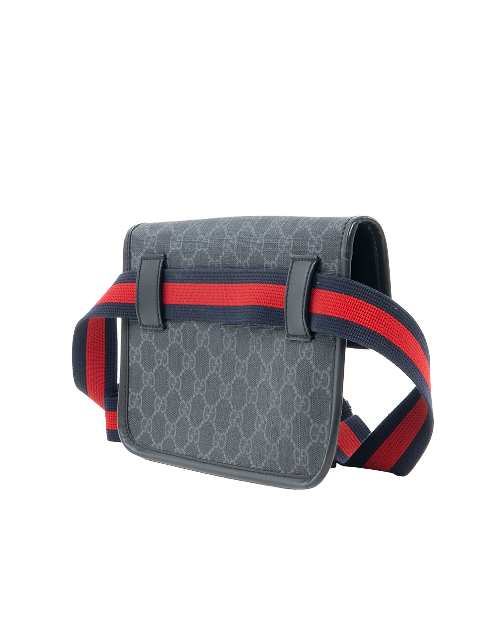 GUCCI BELT BAG BLACK GG SUPREME MONOGRAM CANVAS SHW 598113 525040 6257