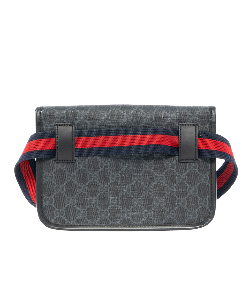 GUCCI BELT BAG BLACK GG SUPREME MONOGRAM CANVAS SHW 598113 525040 6258