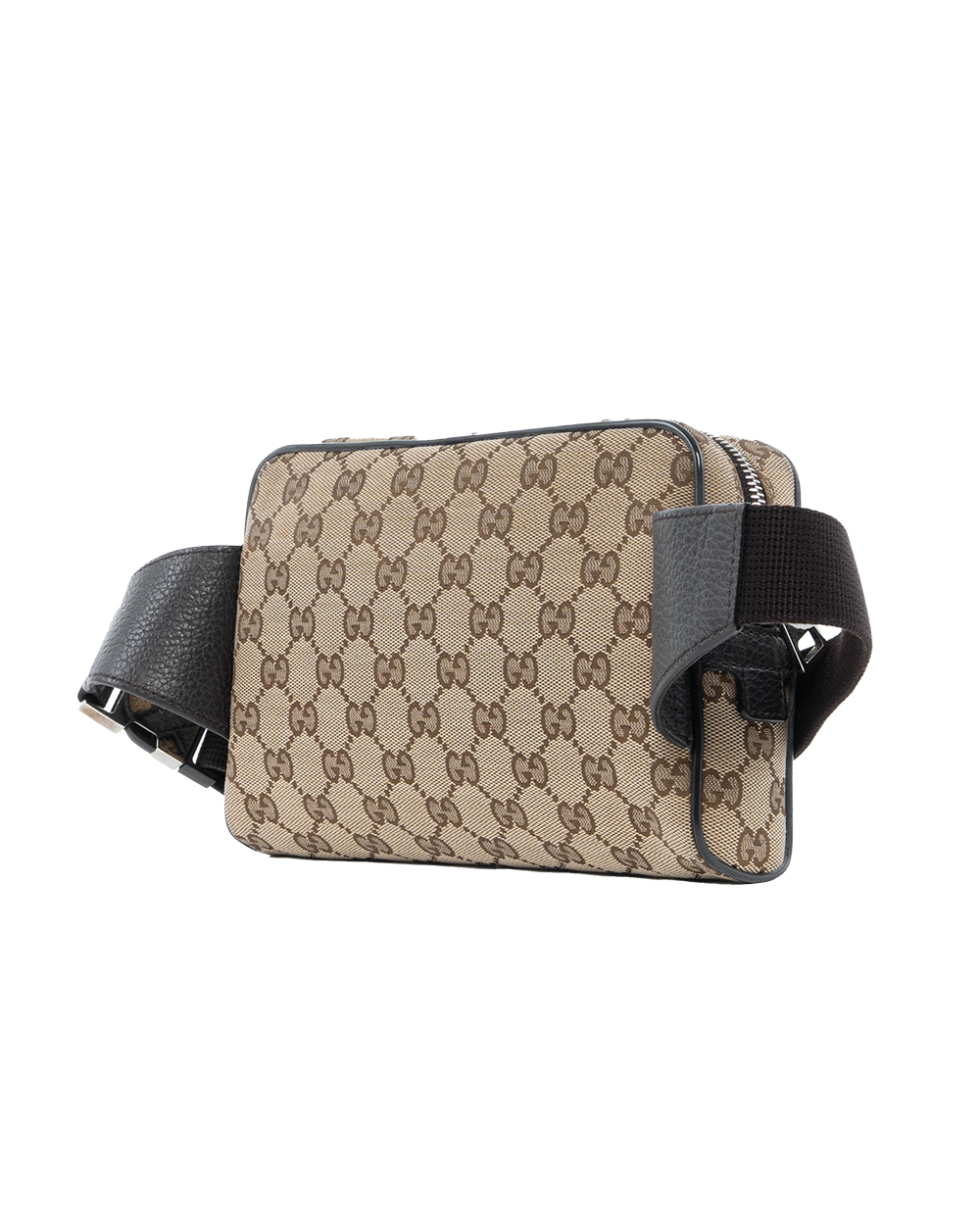 GUCCI BELT BAG BROWN GG MONOGRAM DENIM SHW 449174 527066 4081