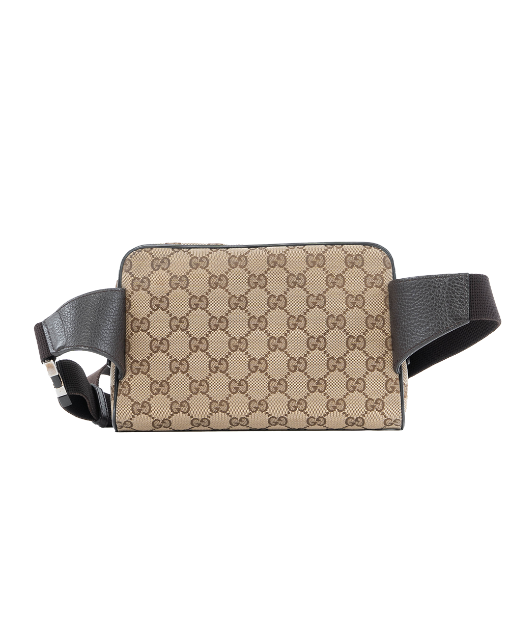 GUCCI BELT BAG BROWN GG MONOGRAM DENIM SHW 449174 527066 4082