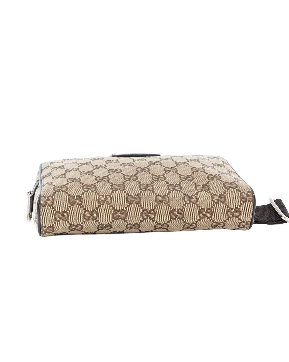 GUCCI BELT BAG BROWN GG MONOGRAM DENIM SHW 449174 527066 4083