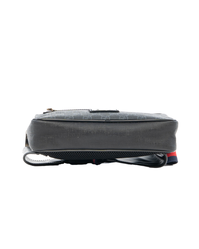 GUCCI BELT BAG CAMERA BLACK GG SUPREME MONOGRAM CANVAS SHW 474293 520981 6296