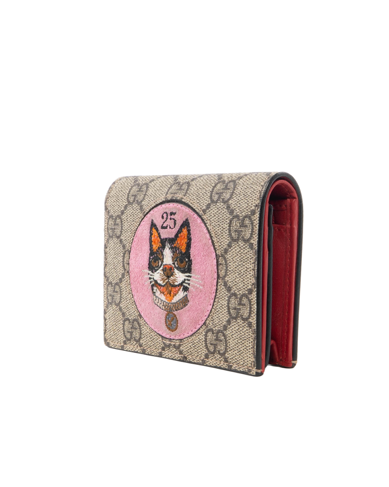 GUCCI BOSCO PATCH SHORT BROWN GG MONOGRAM CANVAS GHW 0506227 0959 0207