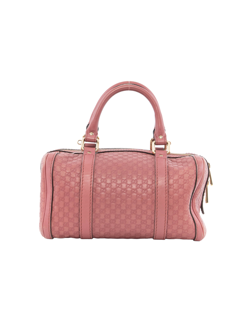 GUCCI BOSTON PINK GG MONOGRAM CALF GHW 296876 525040 3059