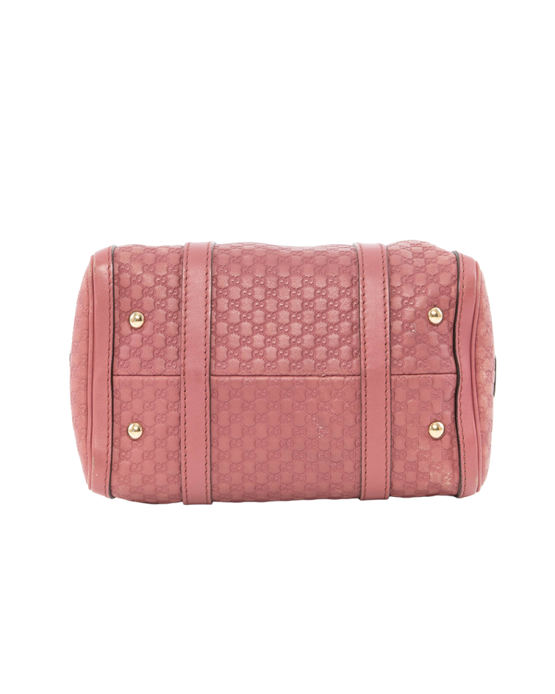 GUCCI BOSTON PINK GG MONOGRAM CALF GHW 296876 525040 3065