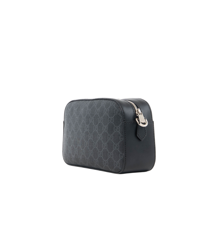 GUCCI CAMERA BAG BLACK GG MONOGRAM CANVAS SHW 5346