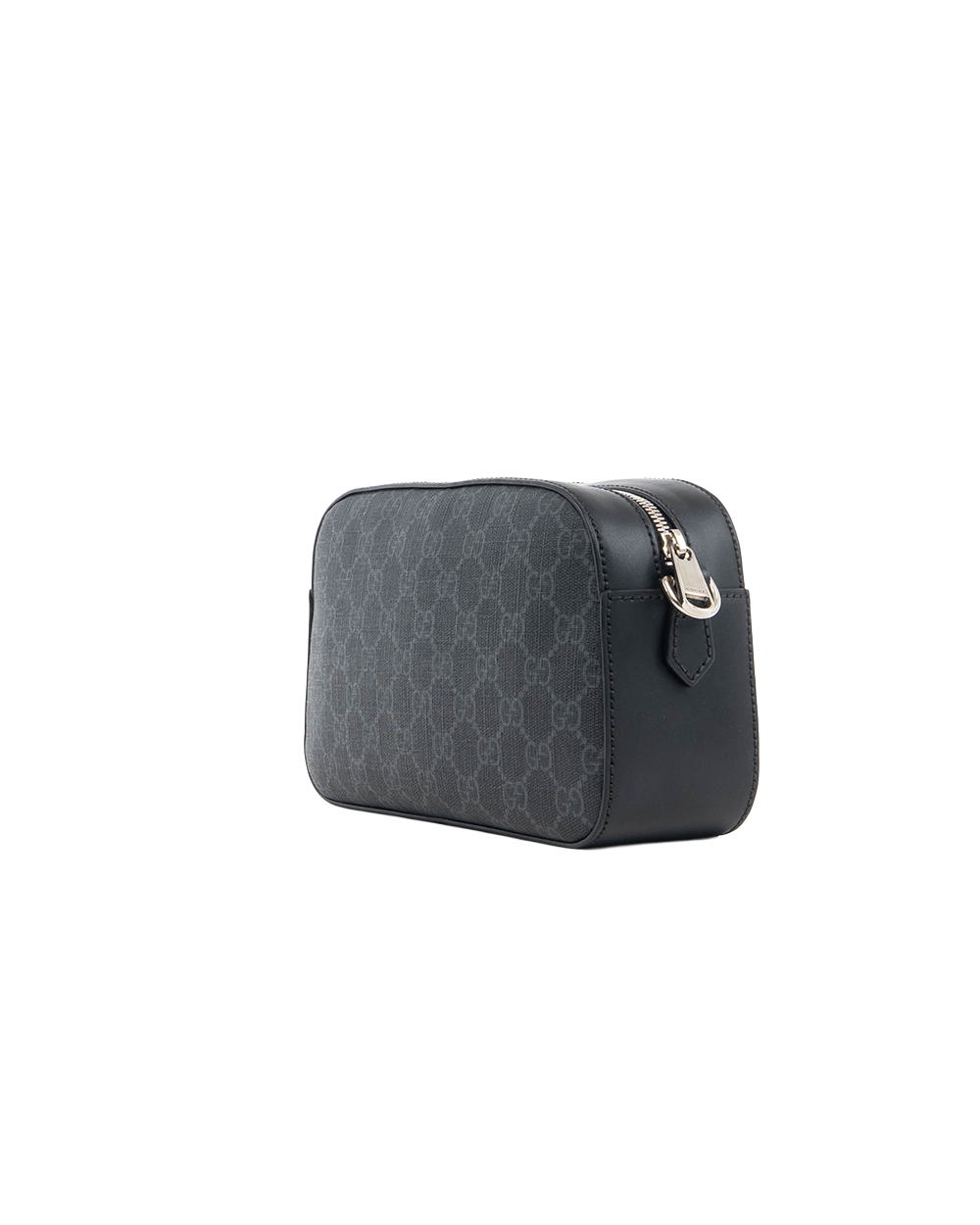 GUCCI CAMERA BAG BLACK GG MONOGRAM CANVAS SHW 5346