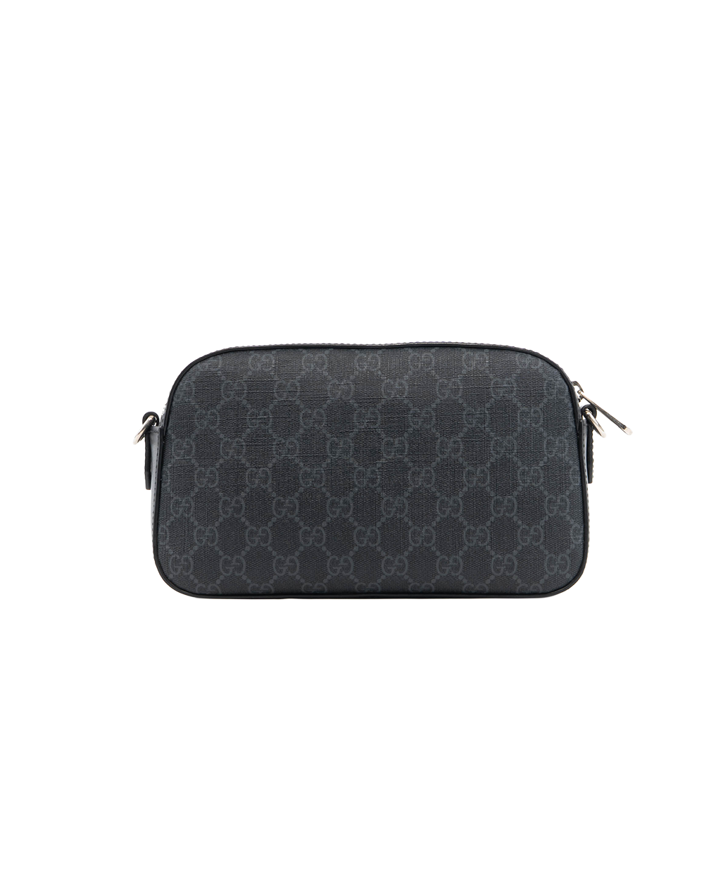 GUCCI CAMERA BAG BLACK GG MONOGRAM CANVAS SHW 5347