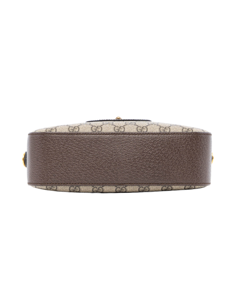 GUCCI CAMERA TIGER BROWN GG SUPREME MONOGRAM CANVAS GHW 476466 620981 0167